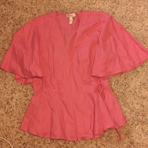 Neiman Marcus Pick Wrap Top